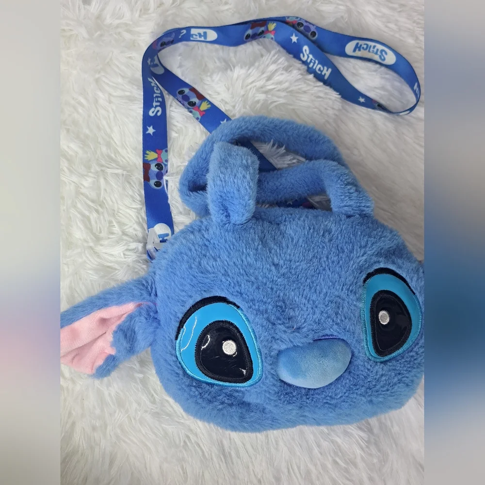 Stitch Plush Cartoon Stitch Crossbody Plush Wallet Shoulder Purse